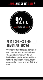 Villa i Cipressi 2021 Brunello di Montalcino DOCG
