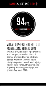 Villa i Cipressi 2021 Zebras Brunello di Montalcino DOCG