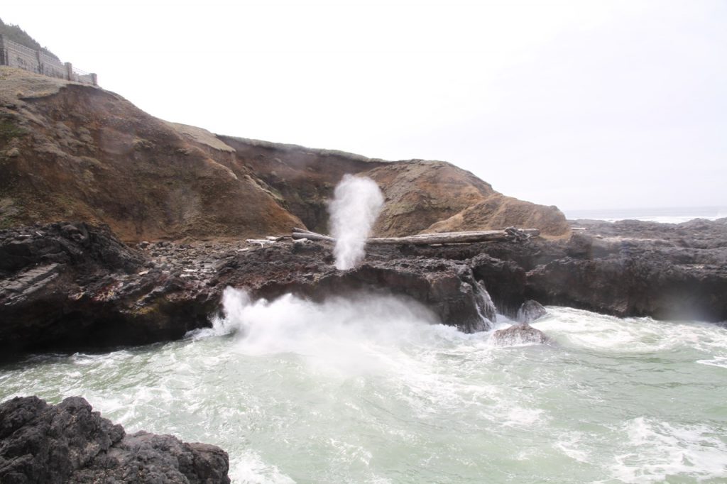 Spouting Horn at Cook's Chasm, Cape Perpetua State Park, Oregon